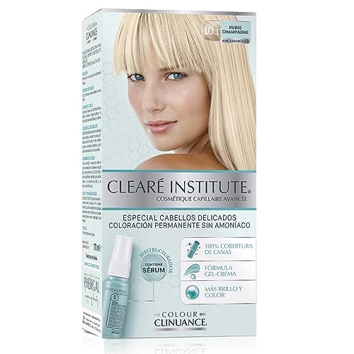 Clear Institute COLOUR CLINUANCE cabellos delicados 101rubio champagne 1 u Donna