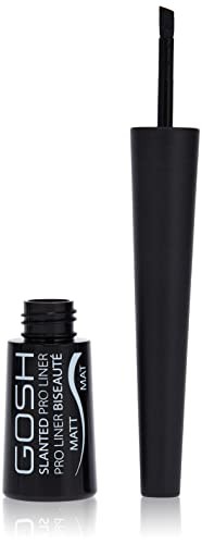Gosh SLANTED pro liner eyeliner 002matte black 3 ml Unisex
