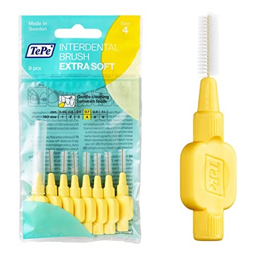 TePe Interdental Brush Extra Soft 07 mm yellow 8 pcs donna 80ks