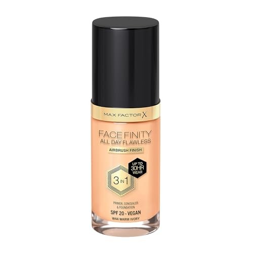 Max Factor FACEFINITY 3IN1 primer concealer and foundation 44 donna