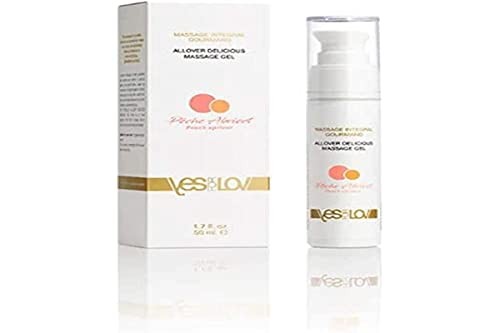YES FOR LOV Allover Delicious Massage Gel e olio da massaggio 2in1 Pesca e Albicocca 50ml