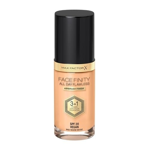 Max Factor FACEFINITY ALL DAY FLAWLESS 3 IN 1 foundation W62warm beige 30ml donna