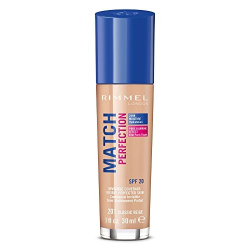 Rimmel London MATCH PERFECTION foundation 201classic beige Donna