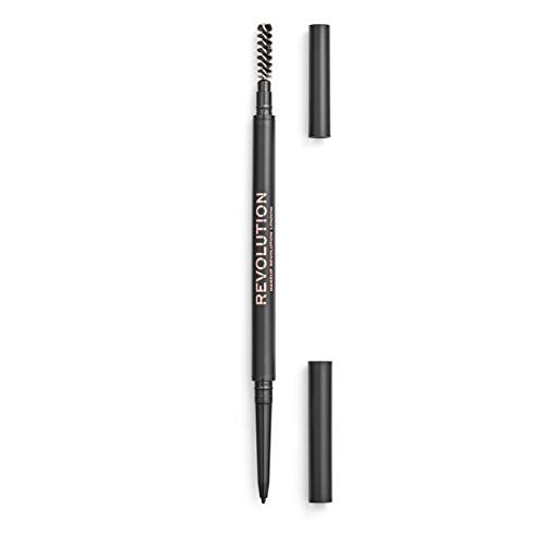 Makeup Revolution Matita per sopracciglia precisa Matita per sopracciglia precisa con pennello da 005 g Marrone medio Donna