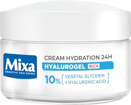 MIXA Ekspert Sensitive Skin Hyalurogel crema ricca idratante intensiva 50ml
