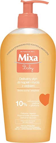 MIXA Baby bagnetto delicato e detersivo liquido con olio 400ml