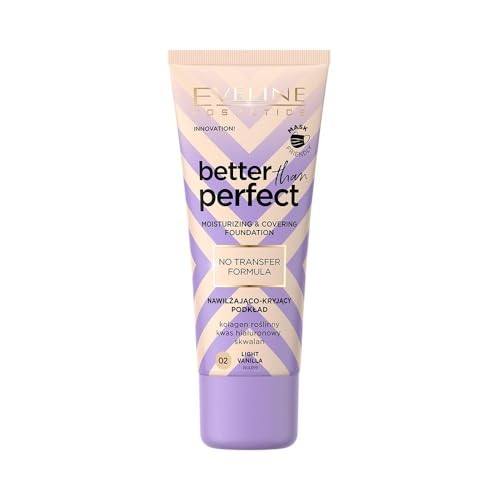 EVELINE Better Than Perfect fondotinta viso idratante e coprente 02 Light Vanilla 30ml