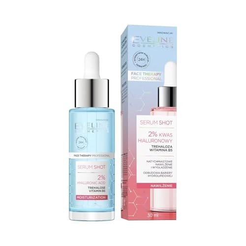EVELINE Serum Shot 2 Acido Ialuronico siero viso idratante e levigante 30ml