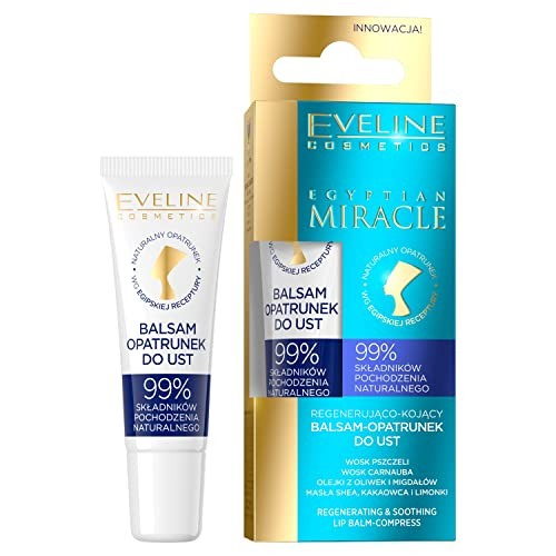 EVELINE Egyptian Miracle balsamo labbra rigenerante e lenitivo 12ml