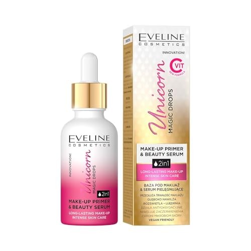 EVELINE Unicorn Magic Drops MakeUp Primer Beauty Serum Siero base trucco 2in1 30ml
