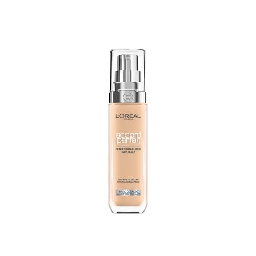 LOral Paris ACCORD PARFAIT foundation hyaluronic acid 3Ncreamy beige 30 ml Donna