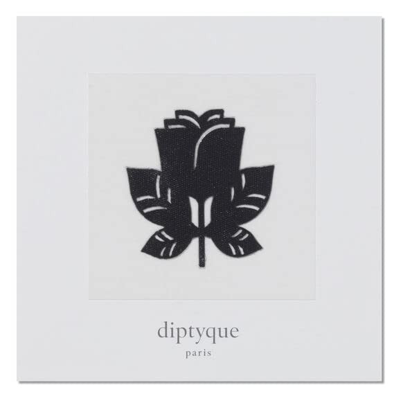 Diptyque Eau Rose Patch De Parfum Body Stickers Perfumed Floral For Skin Black donna