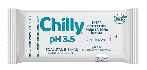 Chilly Salviettine Anti Odore pH 35 12 pz Salviettine intime Donna