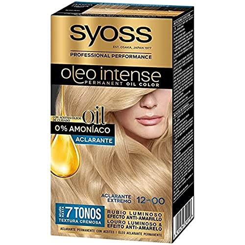 Syoss OLIO INTENSE tinte sin amoniaco 120aclarante extremo 5 pz Donna
