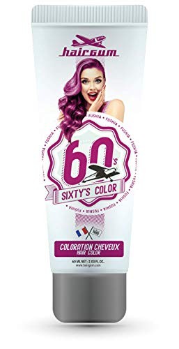Hairgum SIXTYS COLOR hair color fushia 60 ml Donna