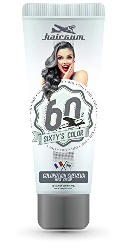 Hairgum SIXTYS COLOR hair color steel 60 ml Donna
