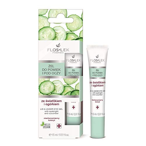 FLOSLEK Gel per palpebre e sotto gli occhi con lucernario e cetriolo 15ml