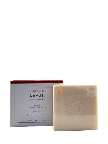 Depot 600 Body Solutions No 602 Botanical Complex Cleansing Dark Tea Scented Soap Bar Aromatic Notes 100 g donna