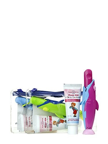 Fluorkin Coccodrillo da viaggio per bambini Lotto 3 pezzi Unisex