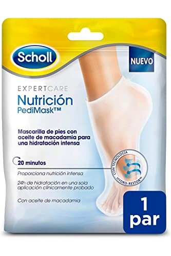 Scholl Nourishing Foot Mask 1 Pair Unisex