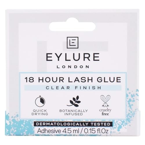 Eylure 18 Hour Lash Glue Clear Finish 45ml Unisex