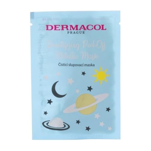 Dermacol Beautifying Peel off Metallic Mask Cleansing 15ml Donna