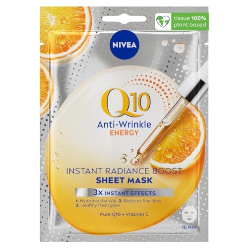 Nivea Q10 Plus C 10 Minuti Maschera in Tessuto Donna