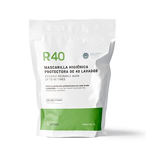 Reprotect R40 ADULTO mscara protectora higinica 40 usos nblanca 1 pz unisex 1pz