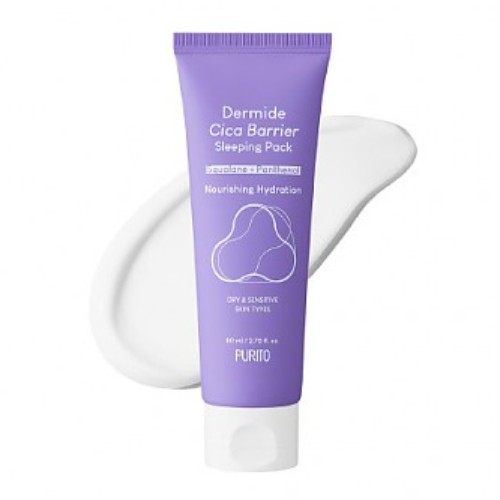 PURITO Dermide Cica Barrier Sleeping Pack crema notte rigenerante con estratto di centella 80ml