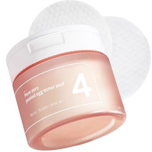 No.4 Pore Zero Peeled Egg Toner Pad 190ml 70ea