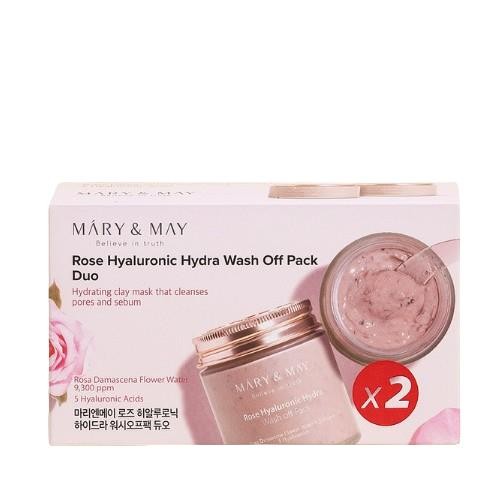 Mary&May Rose Hyaluronic Hydra Wash Off Pack Duo 125g x2