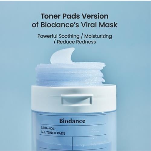BIODANCE Cera-nol Gel Toner Pads 60Pads