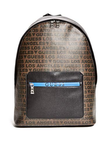 Guess Dan Synthetic Leather Backpack BlackBrown uomo