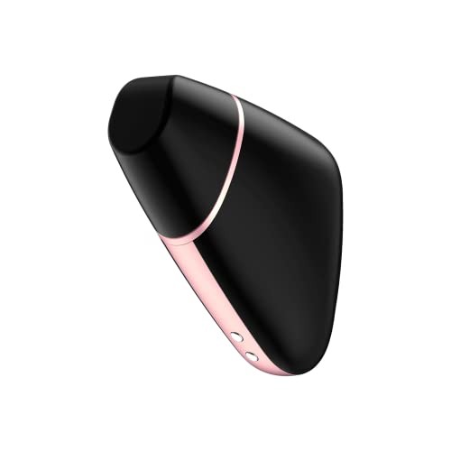 SATISFYER Love Triangle Air Pulse Stimolatore Vibrazione Stimolatore clitorideo ad aria nero