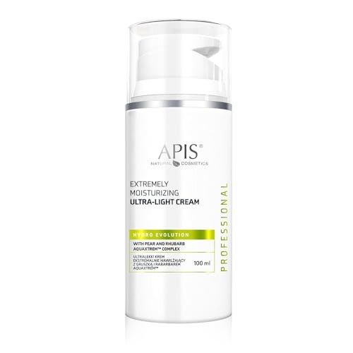 APIS Hydro Evolution Moisturizing UltraLight Cream crema idratante ultraleggera con pera e rabarbaro 100ml