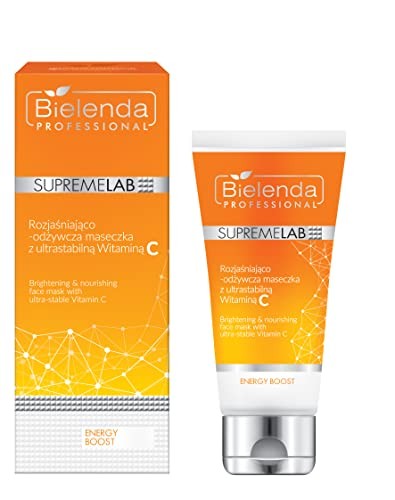 BIELENDA PROFESSIONAL SupremeLab Energy Boost maschera illuminante e nutriente con vitamina C ultrastabile 70ml
