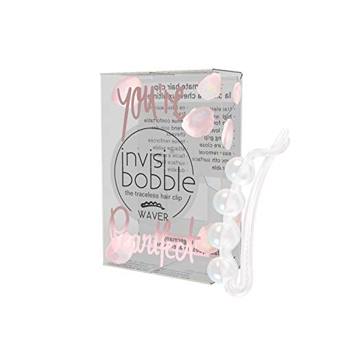 InvisiBobble Waver Youre Pearlfect Hair Clip Crystal Clear 3 pcs donna