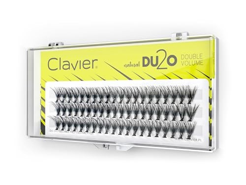 CLAVIER DU2O Ciuffi di ciglia Doppio Volume 13mm