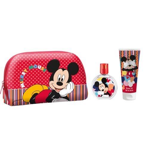Disney Mickey Eau De Toilette Spray 50ml Set 3 Parti children