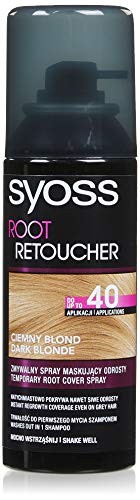 Syoss Root Retoucher Temporary Root Cover Spray Hair Color Donna 120ml