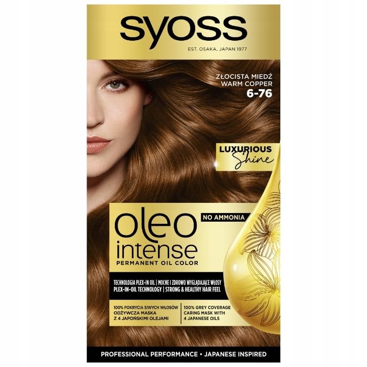 Syoss Oleo Intense Permanent Oil Color Hair Color Donna 50ml