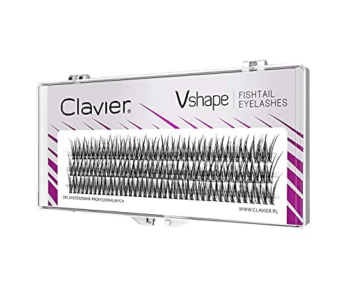 CLAVIER Ciuffi di ciglia Vshape 10mm