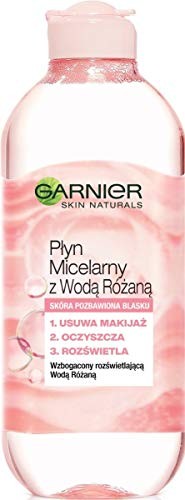 GARNIER Skin Naturals Fluido micellare alla rosa per il viso 400ml