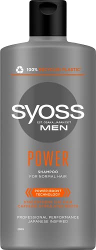 Syoss Shampoo Uomo Power 500ml 4400ml Uomo