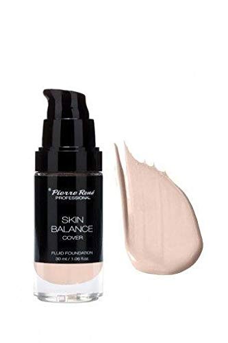 PIERRE RENE Skin Balance Cover Fluid Foundation fondotinta coprente waterproof 21 Porcellana 30ml