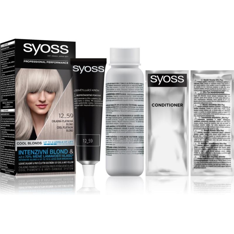 Syoss Permanent Coloration Permanent Blond Hair Color Donna 50ml