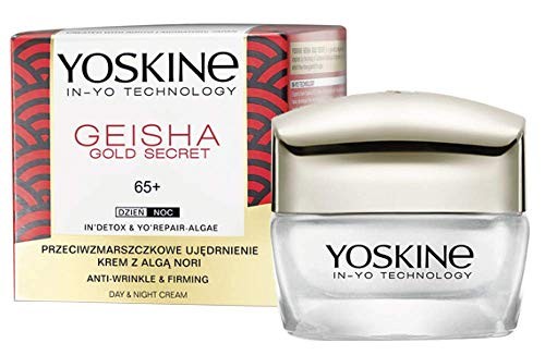YOSKINE Geisha Gold Secret 65 crema con alga nori rassodante antirughe giorno e notte 50ml