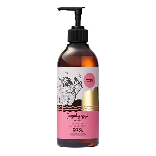 YOPE Gel doccia naturale Bacche di Goji e Ciliegia 400ml