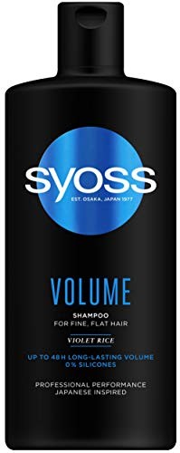 Syoss Shampoo per capelli fini e morbidi Shampoo volume 500ml 440ml Donna