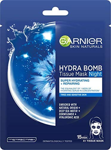 GARNIER Skin Naturals Hydra Bomb Night Mask pelle stanca e opaca Maschera viso 1 pz 10ks Donna